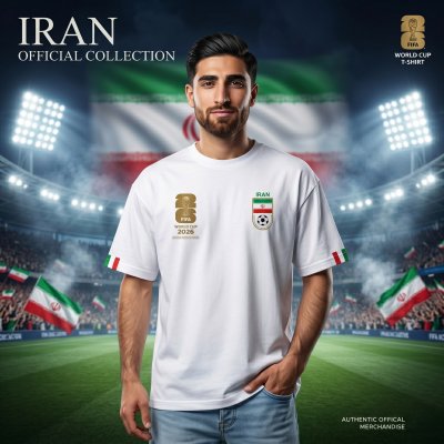 Premium Iran Fan Edition Drop Shoulder White Color